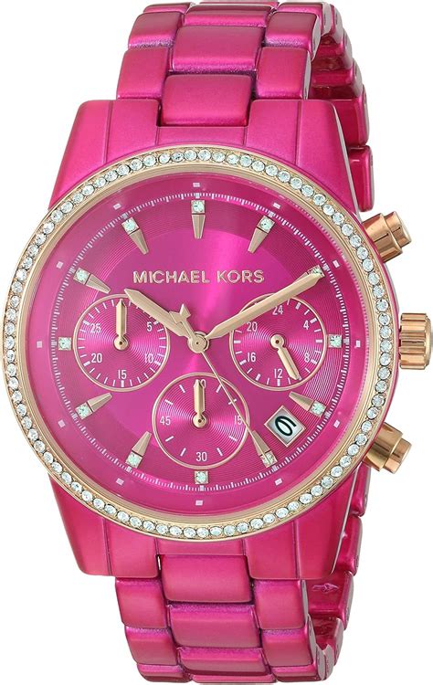 michael kors pink replica watch|Michael Kors Watch pink strap.